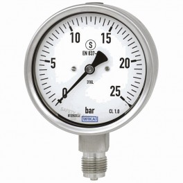 Models 232.30, 233.30 Bourdon tube pressure gauge, stainless steel Models 232.30, 233.30 Bourdon tube pressure gauge, stainless steel