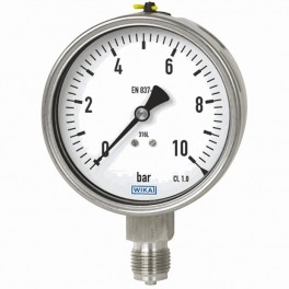 Models 232.50, 233.50 Bourdon tube pressure gauge, stainless steel Models 232.50, 233.50 Bourdon tube pressure gauge, stainless steel