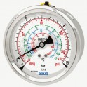 Wika Models 112.28, 132.28 Bourdon tube pressure gauge, copper alloy or stainless steel