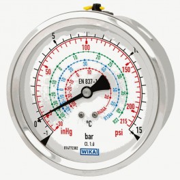 Wika Models 112.28, 132.28 Bourdon tube pressure gauge, copper alloy or stainless steel Wika Models 112.28, 132.28 Bourdon tube pressure gauge, copper alloy or stainless steel