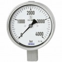 Wika Model PG23HP-P Bourdon tube pressure gauge, stainless steel