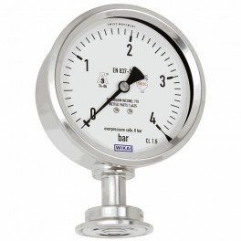 Wika Model PG43SA-S Flaş diyaframlı basınç ölçer Wika Model PG43SA-S Flaş diyaframlı basınç ölçer