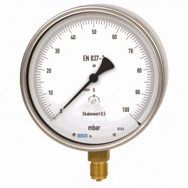 Wika Models 610.20, 630.20 Test gauge, copper alloy or stainless steel Wika Models 610.20, 630.20 Test gauge, copper alloy or stainless steel
