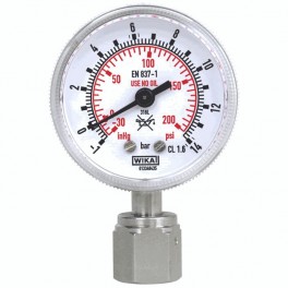 Wika Model 230.15 Bourdon tüp basınç ölçer - Manometre Wika Model 230.15 Bourdon tüp basınç ölçer - Manometre