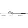 T-M08-L030-K05 DALMA BOYU 30MM TÜP ÇAPI 8MM M12 KONNEKTÖRLÜ 5MT KABLOLU BAYONET PT-100 TERMOKUPL EMKO