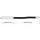 RTS-M06-L100-K02 BAYONET SONDA TİP SİLİKON 2MT KABLOLU PT-100 TERMOKUPL EMKO