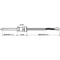 RTH-M06-L040-K05 DALMA BOYU 40MM TÜP ÇAPI 6MM M12 KONNEKTÖRLÜ 5MT KABLOLU HAVA TİP BAYONET PT-100 TERMOKUPL EMKO
