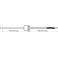 TR-M06-L150-K04.2 DALMA BOYU 150MM TÜP ÇAPI 6MM 1/2`` REKORLU 4MT KABLOLU BAYONET 2*PT-100 TERMOKUPL AISI304 EMKO