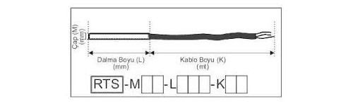 (RTS) STANDART BAYONET SONDA TİP PT-100 TERMOREZİSTANSLAR